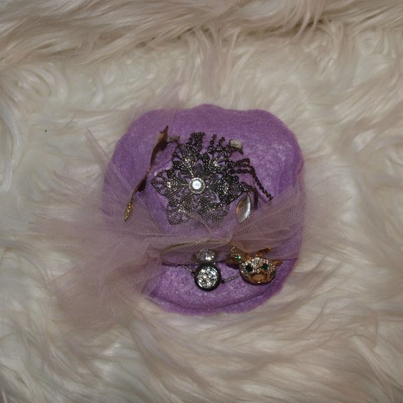 Grandma&Me Small Purple Hat HANDMADE - Picture 6 of 15